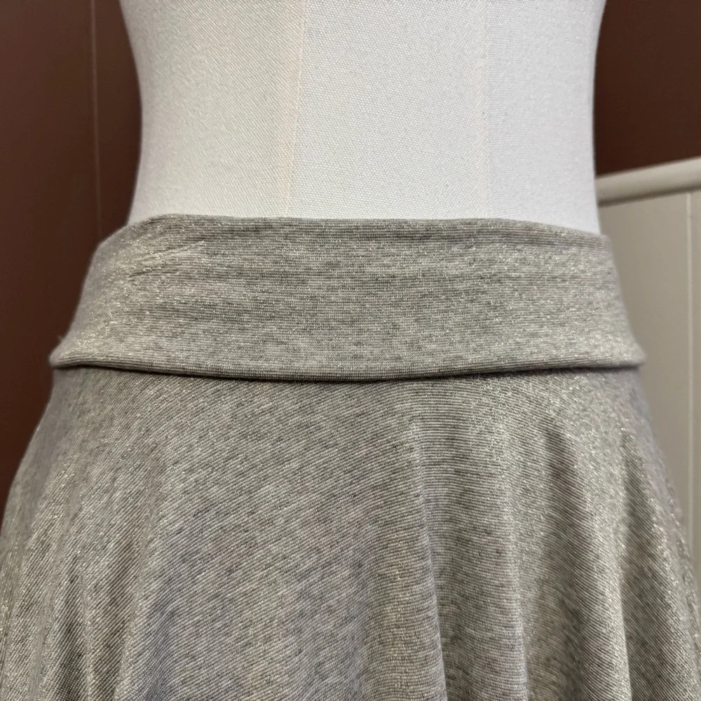 NWT White House Black Market Gold Knee Length A-Line Pleated Skirt